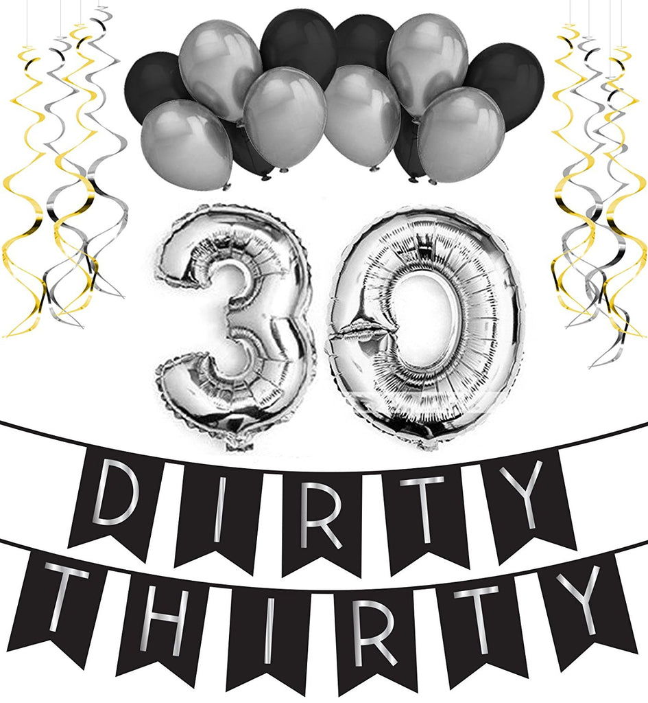 Dirty Thirty - 30th Birthday Party Pack