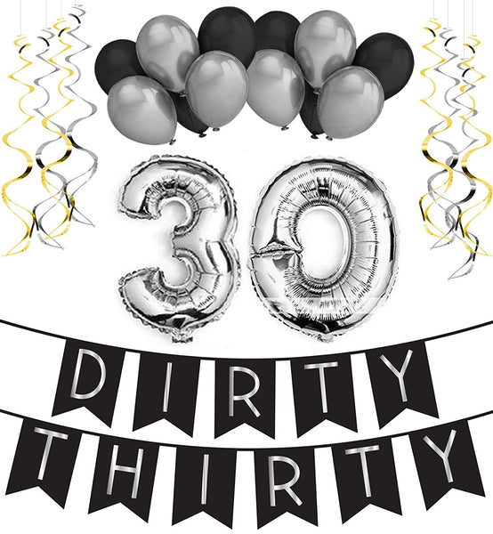Dirty Thirty - 30th Birthday Party Pack