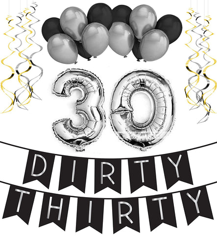 Dirty Thirty - 30th Birthday Party Pack