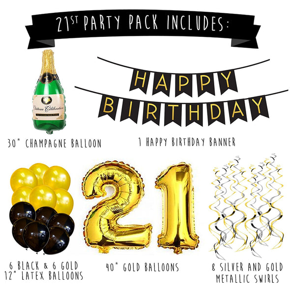 21st Birthday Party Pack