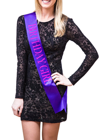 Cheers to Years™ Purple "Birthday Girl" Sash