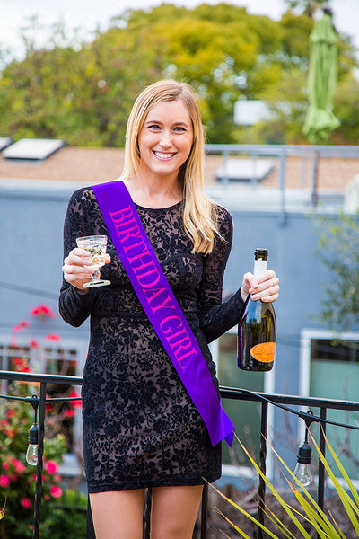 Cheers to Years™ Purple "Birthday Girl" Sash