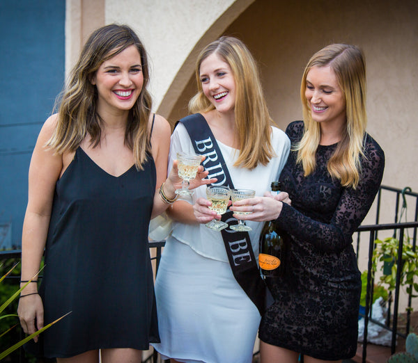 Bride to Be Black Sash