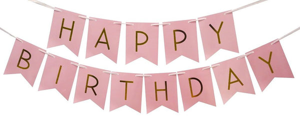 Happy Birthday Bunting Banner