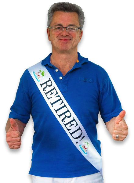 "Retired!" Sash