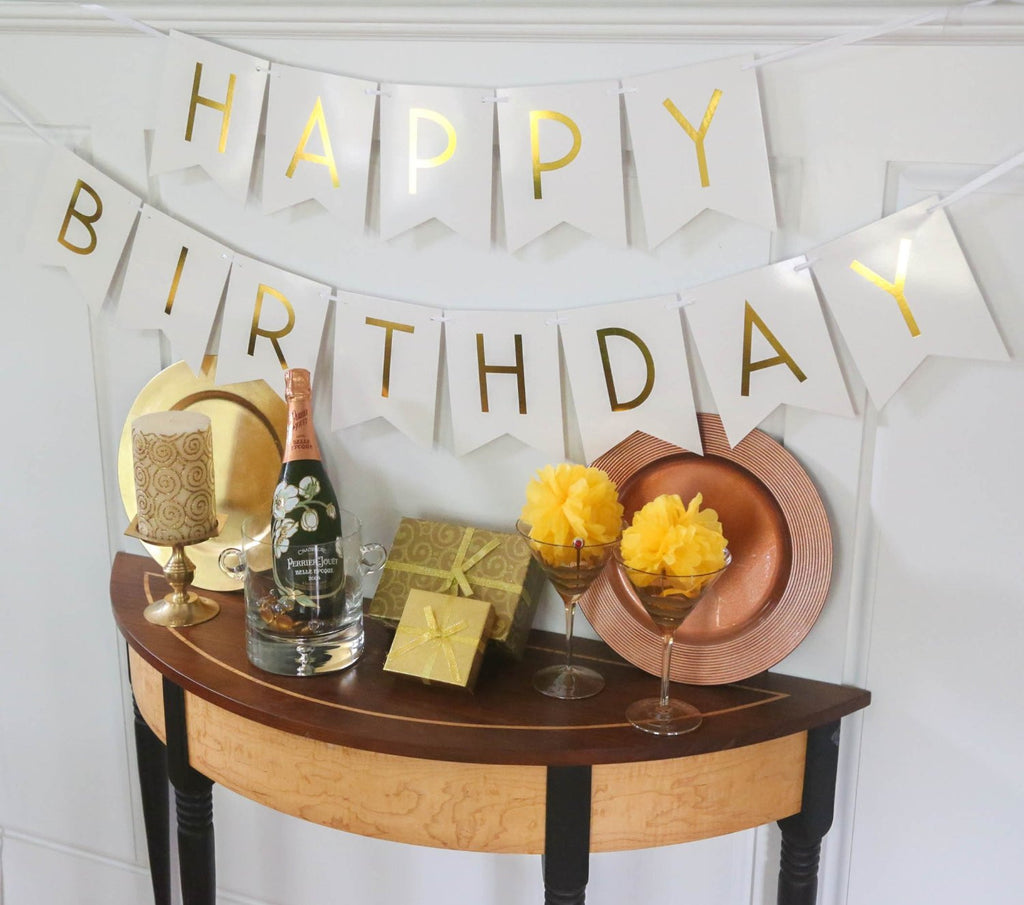 Happy Birthday Bunting Banner