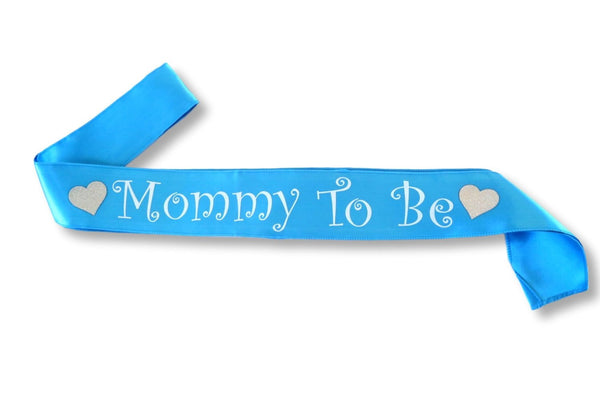 Blue Mommy To Be Sash for Boy