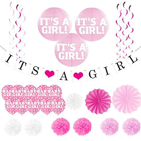 “It’s A Girl” Banner and Balloon Pack