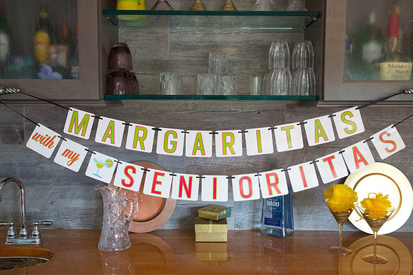 Bachelorette Banner - "Margaritas with My Senoritas"