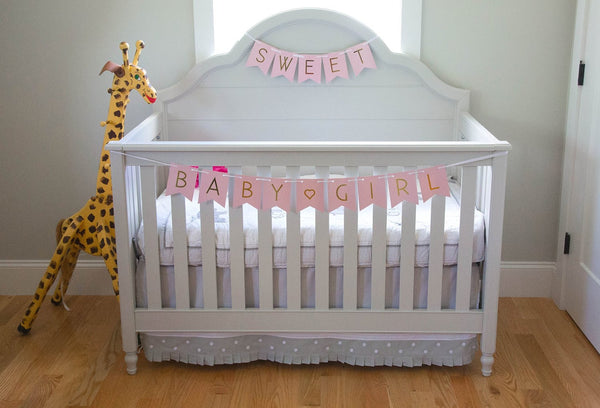Girl Baby Shower Banner - "Sweet Baby Girl"